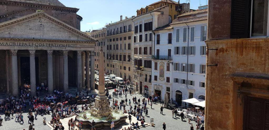 Restored Apartment - Stunning Pantheon View Roma Exterior foto